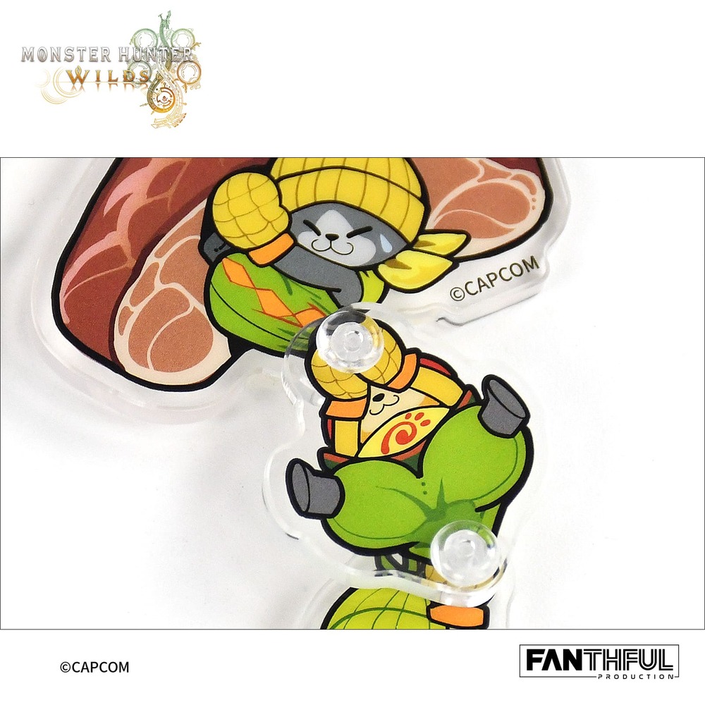 ⟪魔物獵人 荒野⟫-壓克力鑰匙圈 [艾露貓]